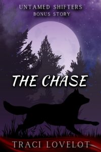 The Chase bonus cover shows the silhouette of a wolf running through a forest.